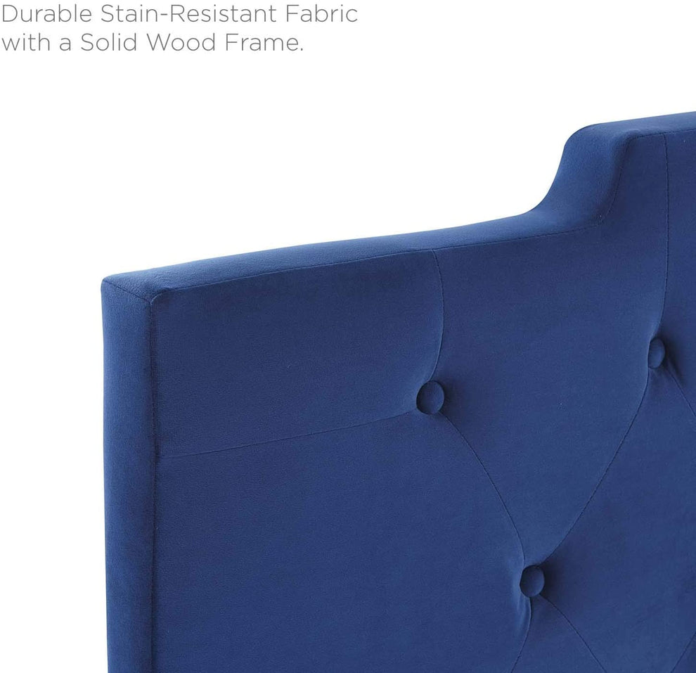 Modway Juliet Tufted Full/Queen Performance Velvet Headboard - MOD-6185 | Headboards | Modishstore - 4
