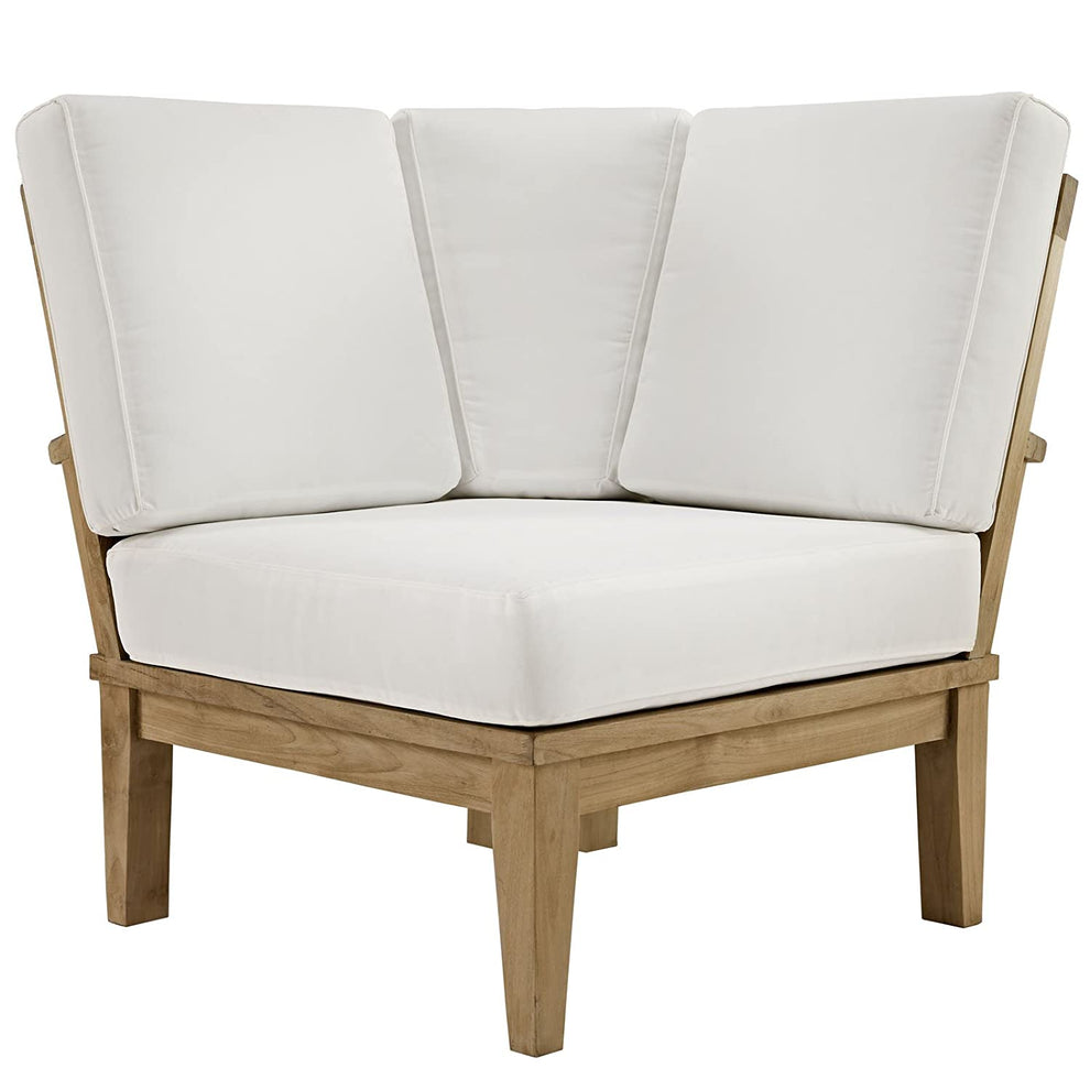 Modway Marina 6 Piece Outdoor Patio Teak Sofa Set - EEI-1816 | Outdoor Sofas, Loveseats & Sectionals | Modishstore - 3