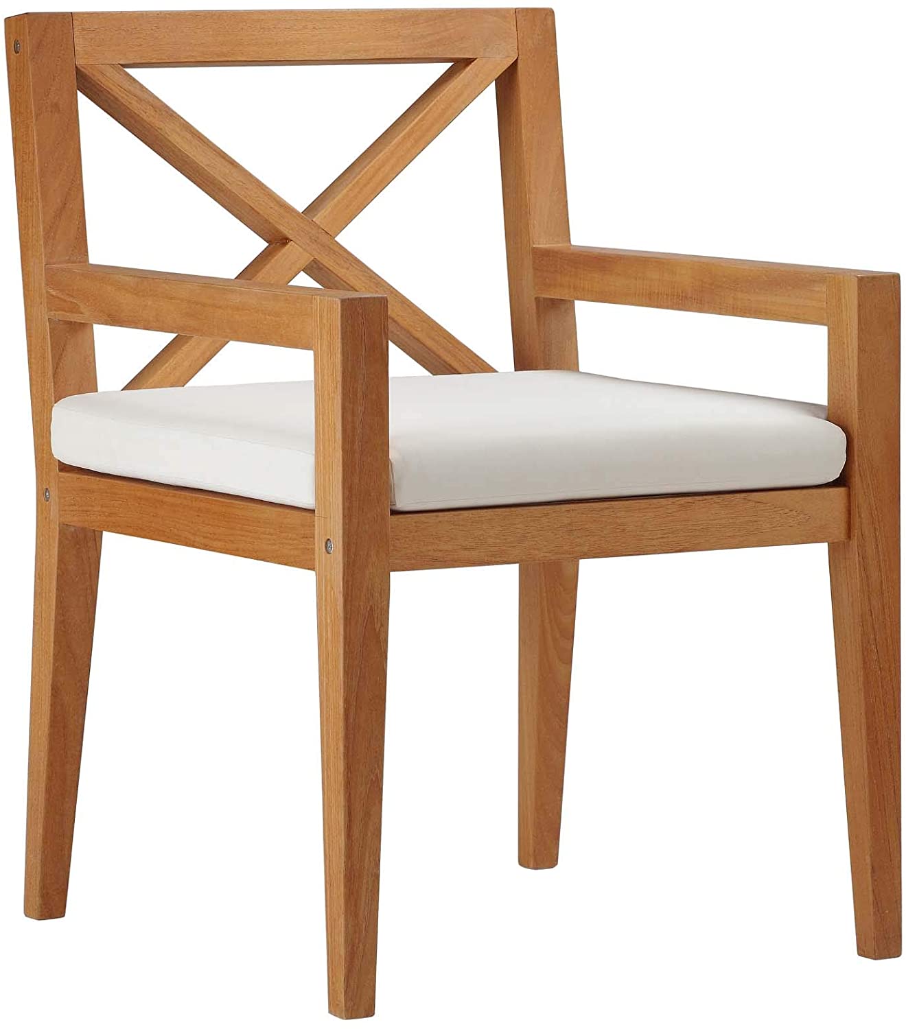 Modway Northlake Outdoor Patio Premium Grade A Teak Wood Dining Armchair - EEI-3426 | Outdoor Chairs | Modishstore - 3