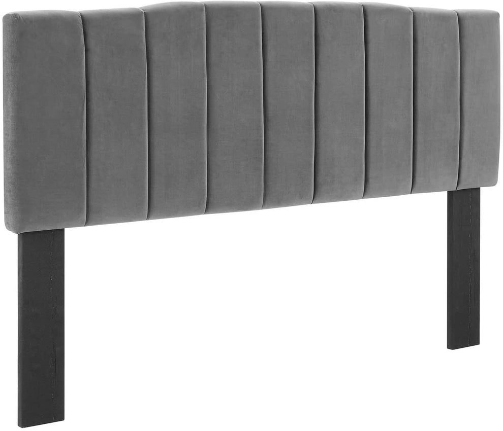 Modway Camilla Channel Tufted Full/Queen Performance Velvet Headboard - MOD-6182 | Headboards | Modishstore - 8