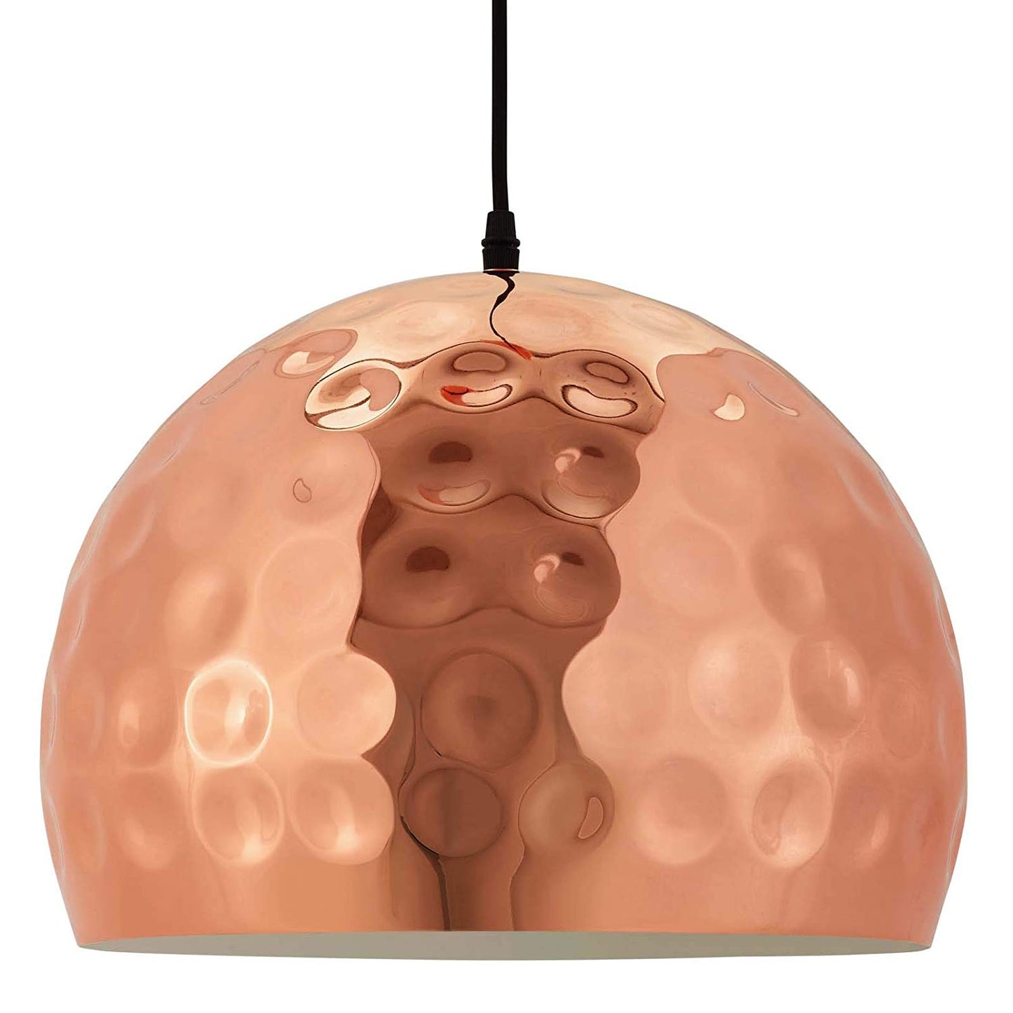 Modway Dimple 13.5" Half-Sphere Rose Gold Pendant Light | Pendant Lamps | Modishstore-3