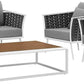 Modway Stance 4 Piece Outdoor Patio Aluminum Sectional Sofa Set-EEI-3172 | Outdoor Sofas, Loveseats & Sectionals | Modishstore-3