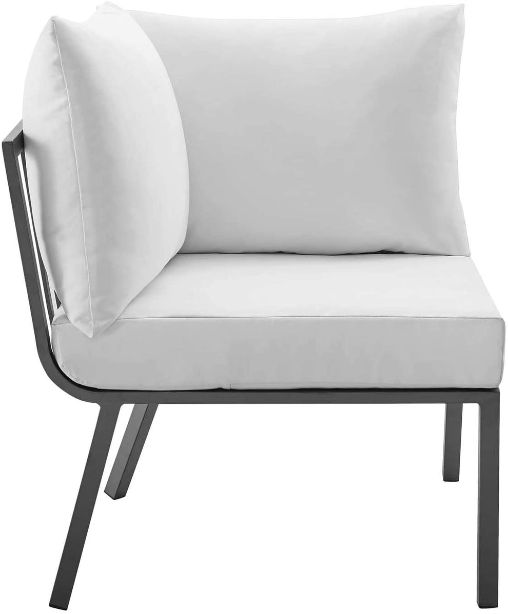 Modway Riverside 3 Piece Outdoor Patio Aluminum Sectional Sofa Set - EEI-3782 | Outdoor Sofas, Loveseats & Sectionals | Modishstore - 30
