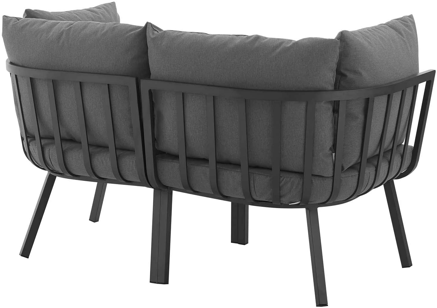Modway Riverside 2 Piece Outdoor Patio Aluminum Sectional Sofa Set | Outdoor Sofas, Loveseats & Sectionals | Modishstore-20