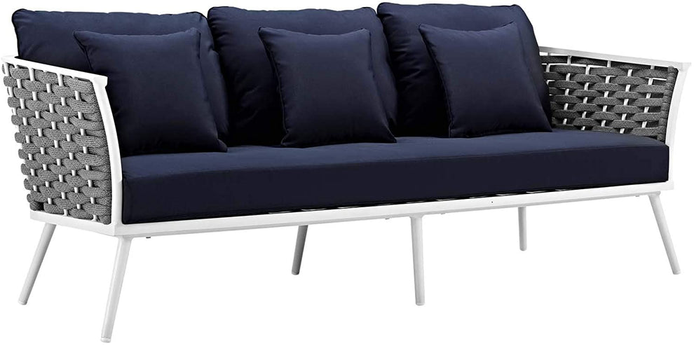 Modway Stance 2 Piece Outdoor Patio Aluminum Sectional Sofa Set-EEI-3164 - EEI-3164 | Outdoor Sofas, Loveseats & Sectionals | Modishstore - 10