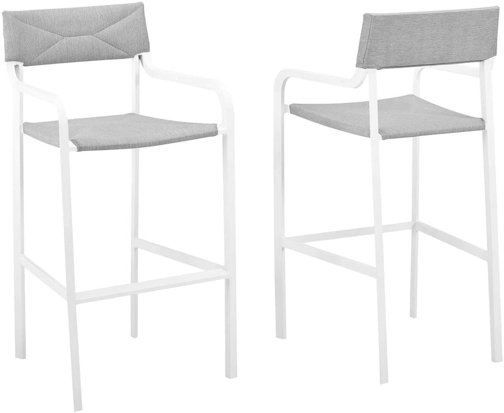 Modway Raleigh Outdoor Patio Aluminum Bar Stool Set of 2 - EEI-3963 | Bar Stools | Modishstore - 10