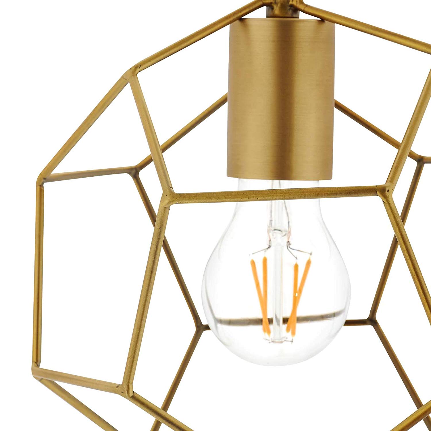 Pique Gold Metal Ceiling Fixture By Modway - EEI-3088 | Ceiling Lamps | Modishstore - 4