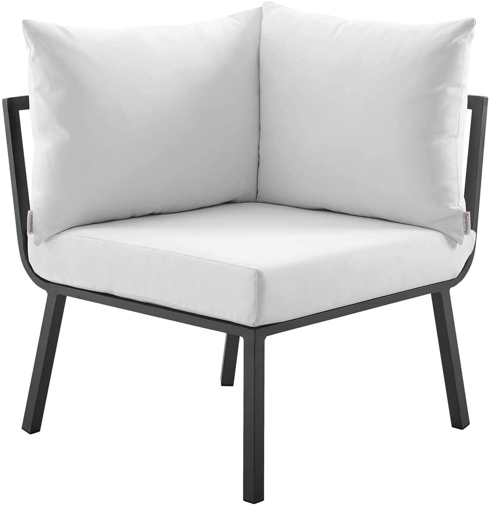 Modway Riverside 3 Piece Outdoor Patio Aluminum Sectional Sofa Set - EEI-3782 | Outdoor Sofas, Loveseats & Sectionals | Modishstore - 27