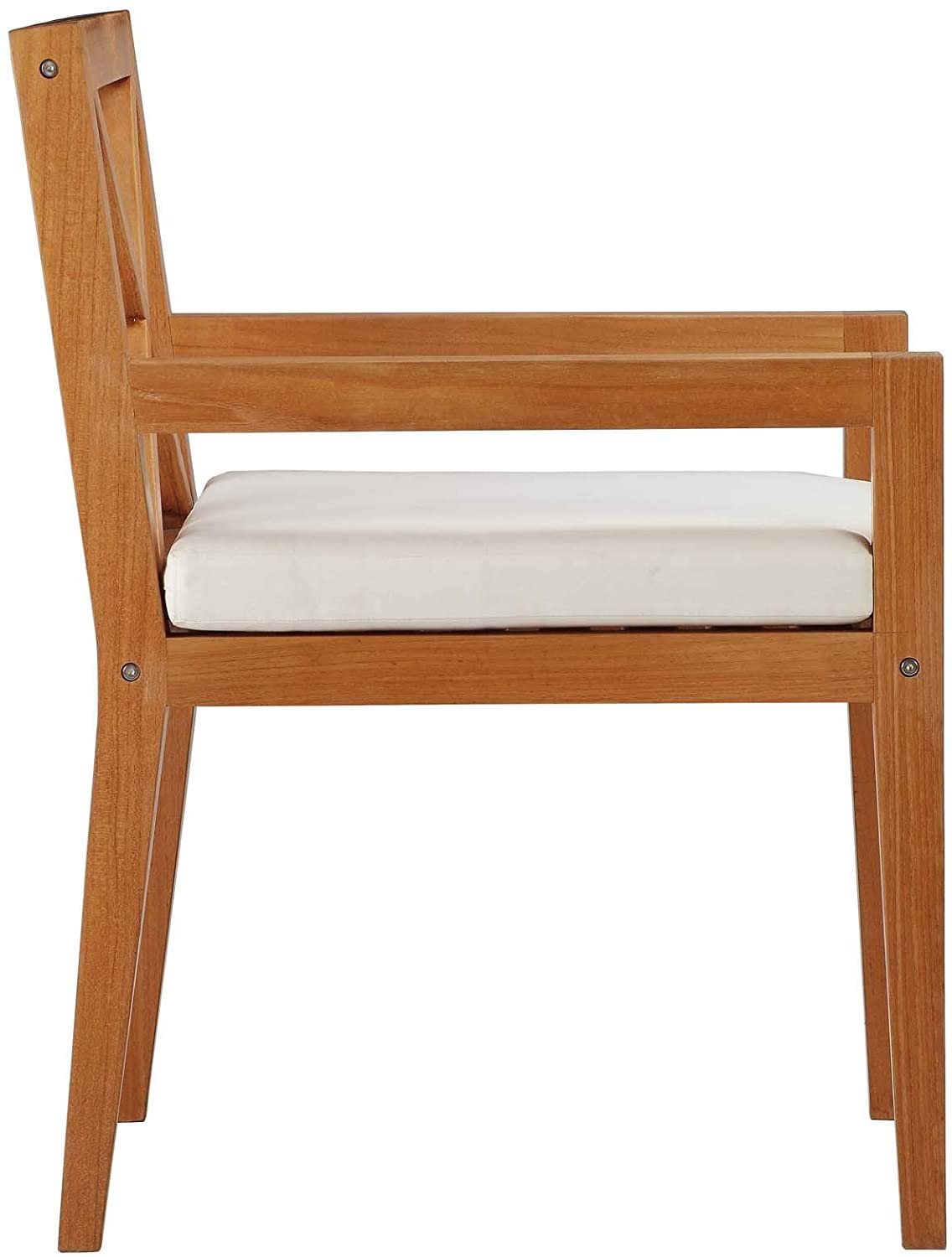 Modway Northlake Outdoor Patio Premium Grade A Teak Wood Dining Armchair - EEI-3426 | Outdoor Chairs | Modishstore - 2