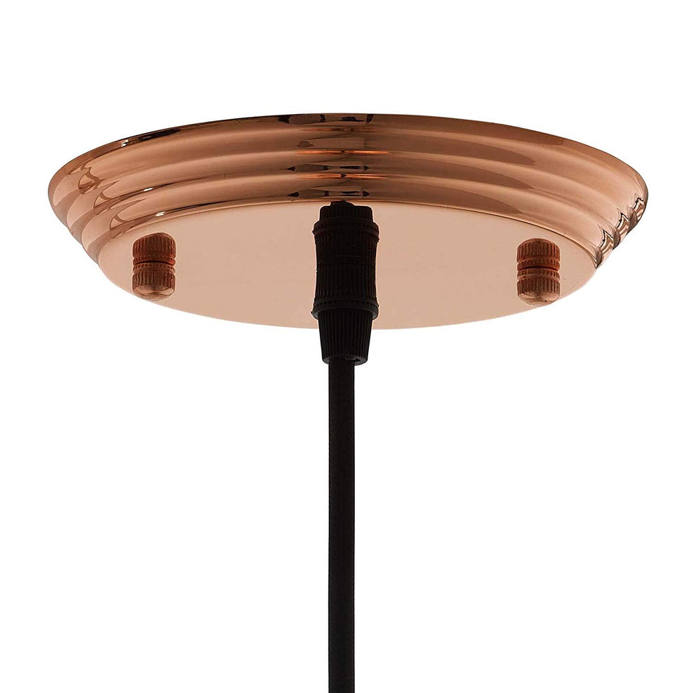 Dimple 10" Half-Sphere Rose Gold Pendant Light By Modway - EEI-2905 | Pendant Lamps | Modishstore - 2