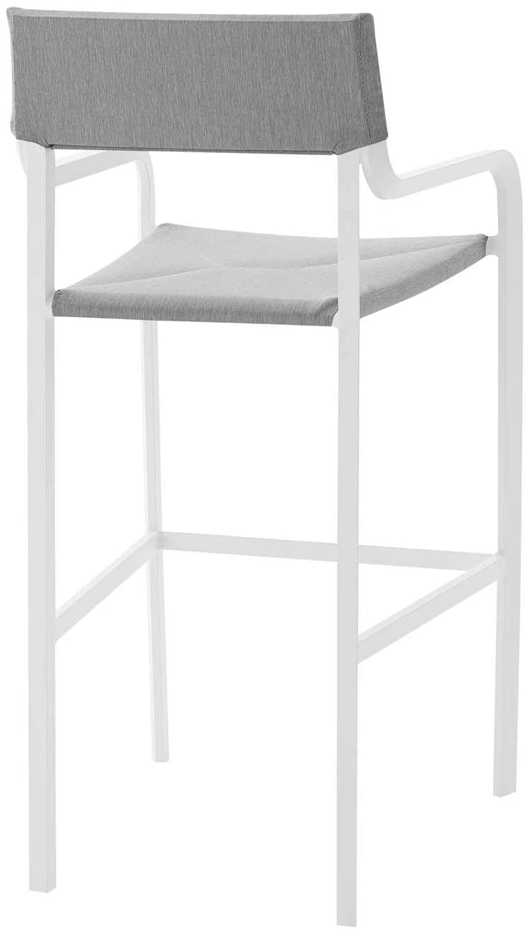 Modway Raleigh Outdoor Patio Aluminum Bar Stool Set of 2 - EEI-3963 | Bar Stools | Modishstore - 12