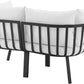 Modway Riverside 2 Piece Outdoor Patio Aluminum Sectional Sofa Set | Outdoor Sofas, Loveseats & Sectionals | Modishstore-15
