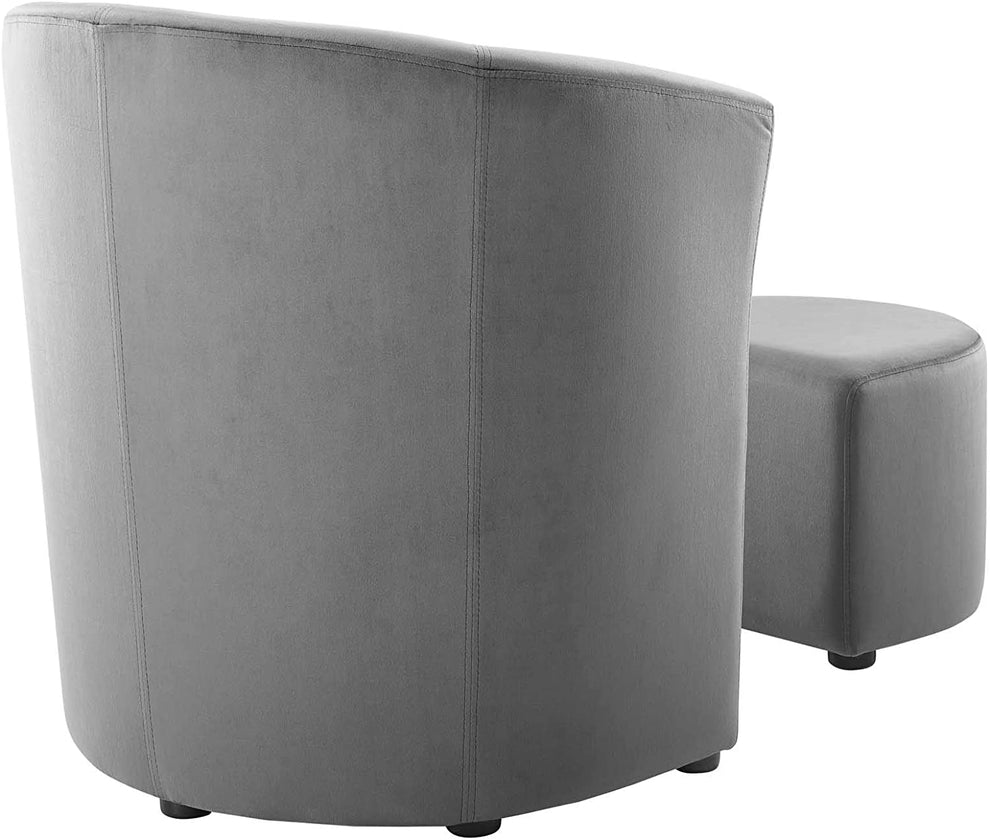 Modway Divulge Performance Velvet Arm Chair and Ottoman Set - EEI-3607 | Armchairs | Modishstore - 19