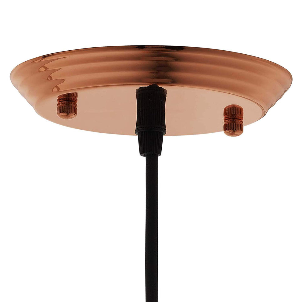 Dimple 6.5" Bell-Shaped Rose Gold Pendant Light By Modway - EEI-2903 | Pendant Lamps | Modishstore - 4