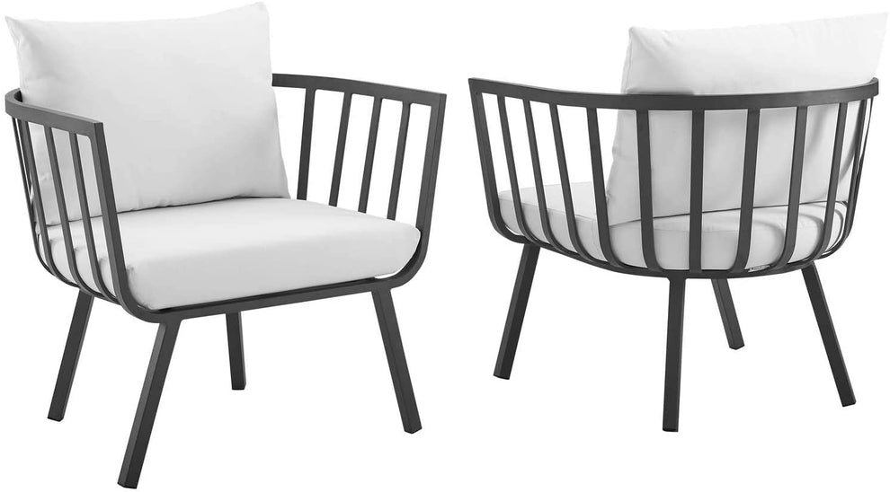 Modway Riverside Outdoor Patio Aluminum Armchair Set of 2 - EEI-3960 | Armchairs | Modishstore - 12
