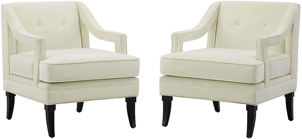 Concur Living Room Set Performance Velvet Set of 2 Modway - EEI-4026 | Armchairs | Modishstore - 2