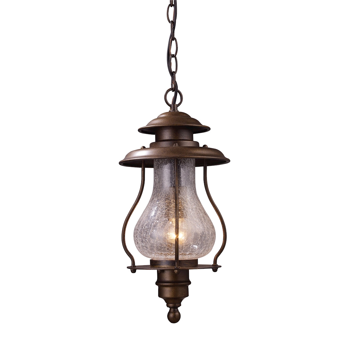 Wikshire 1-Light Outdoor Pendant in Coffee Bronze ELK Lighting | Pendant Lamps | Modishstore