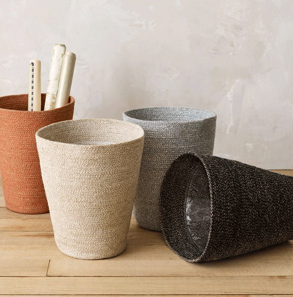 Melia Wastecan Set Of 4 by Texture Designideas | Bins, Baskets & Buckets | Modishstore