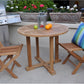 Montage Bristol 3-Pieces Dining Set By Anderson Teak | Outdoor Dining Sets | Modishstore - 2