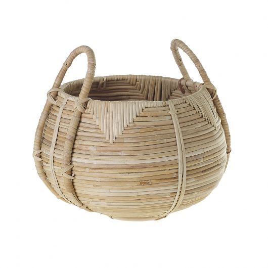 Cane Basket By Accent Decor | Bins, Baskets & Buckets | Modishstore - 5