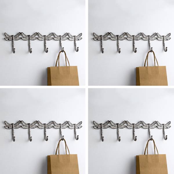 Dragonfly Quintet Coat Hooks P By SPI Home | Hooks & Racks | Modishstore-2
