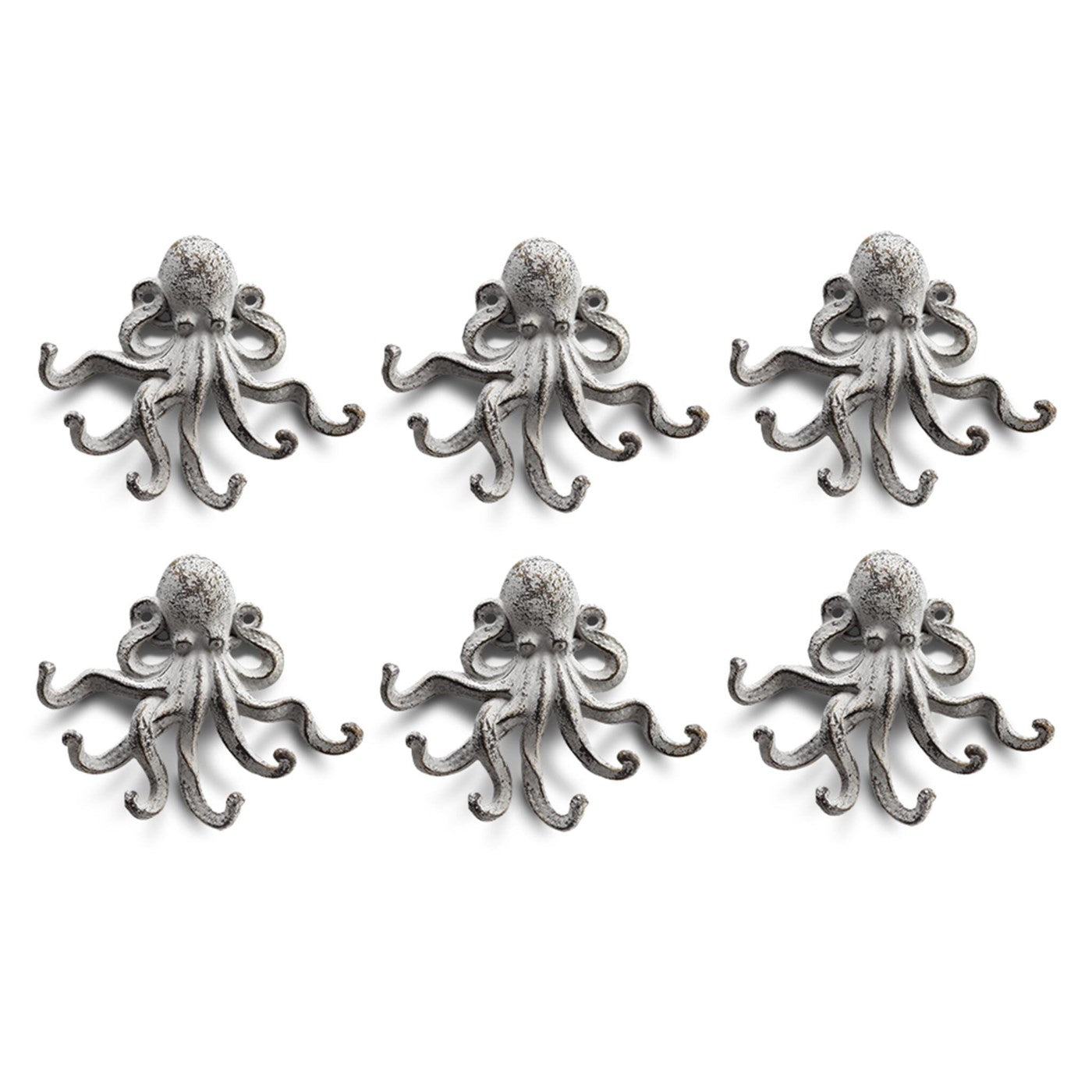 Floating Octopus Key Hooks Set Of 6 By SPI Home | Hooks & Racks | Modishstore-2