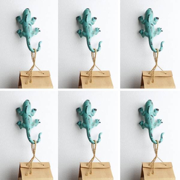 Lizard Wall Hooks PK/6 By SPI Home | Hooks & Racks | Modishstore-2