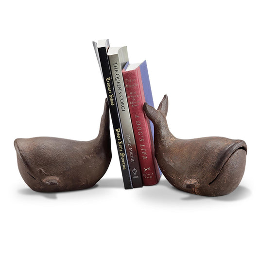Whale Bookends PR By SPI Home | Bookends | Modishstore