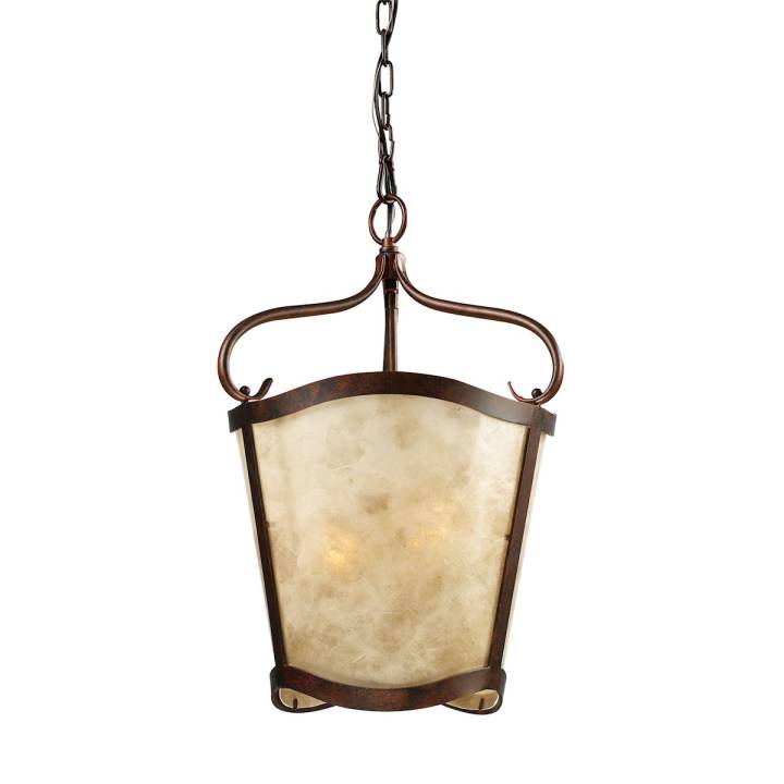 Mojave 3-Light Lantern in Classic Bronze ELK Lighting | Ceiling Lamps | Modishstore