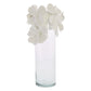 HomArt Glass Vase with Bone China Flower Crown-2