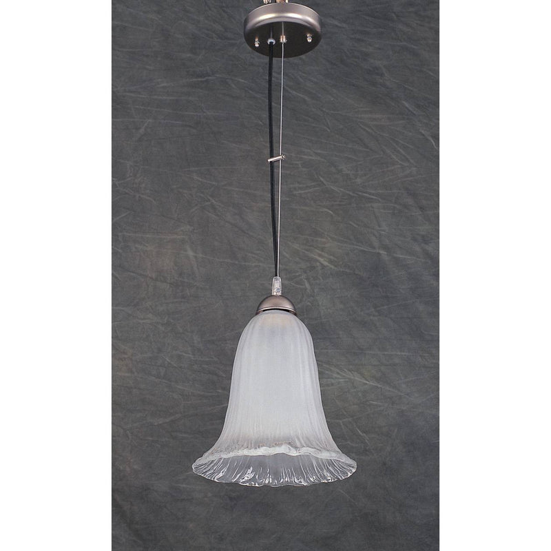 CRAFTED in EUR. SATIN NICKEL, FREE FORMED ICED ELK Lighting | Pendant Lamps | Modishstore