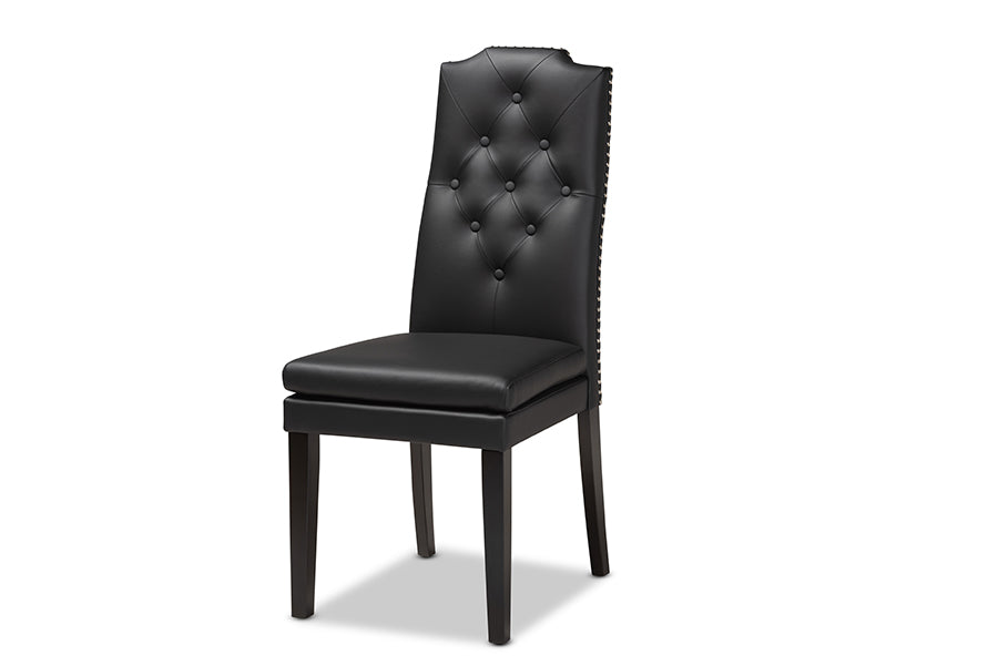 Baxton Studio Dylin Modern Trim Dining Chair (Set of 2) | Dining Chairs | Modishstore - 5