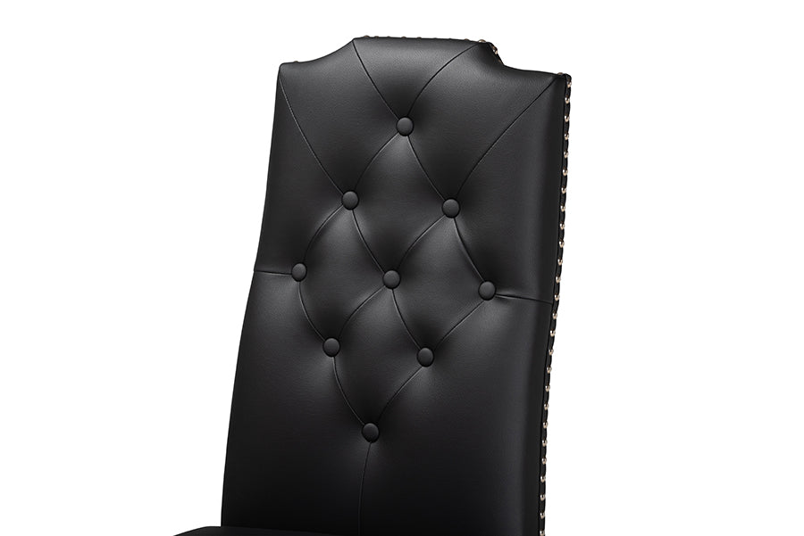 Baxton Studio Dylin Modern Trim Dining Chair (Set of 2) | Dining Chairs | Modishstore - 4