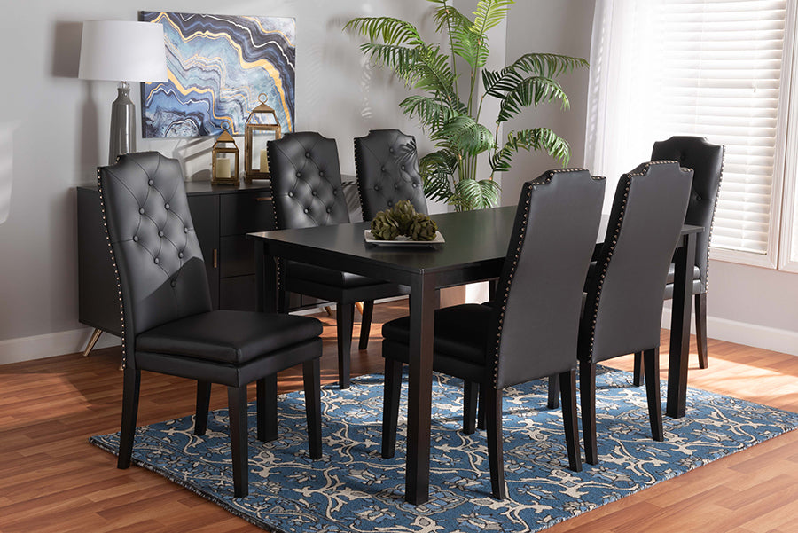 Baxton Studio Dylin Modern Trim Dining Chair (Set of 2) | Dining Chairs | Modishstore - 2