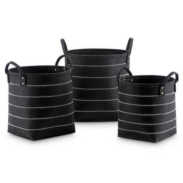 Crosshatch Round Black Decor T By SPI Home | Decor | Modishstore-2