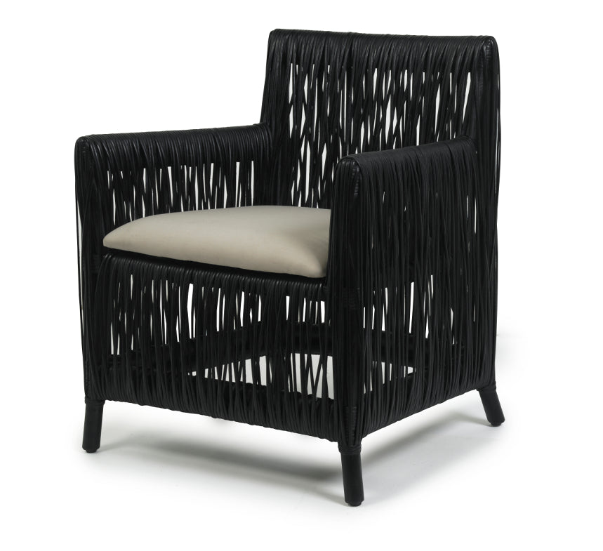 Oggetti Hatch Black/Natural Chair | Accent Chairs | Modishstore-2