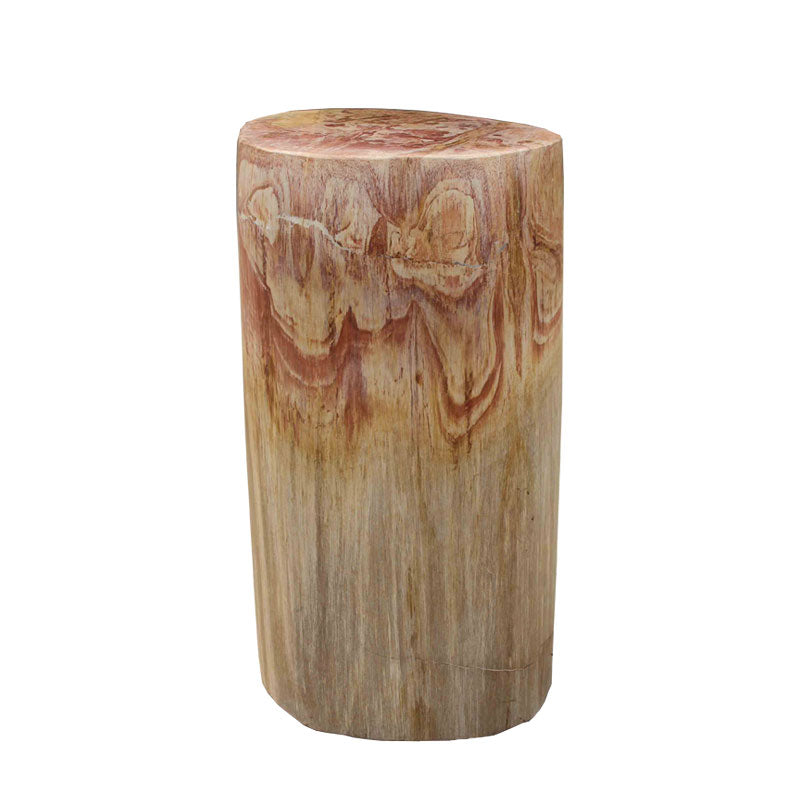 Petrified Wood Log Stool 13"x 9"x 18"H -PFST0673/26-8