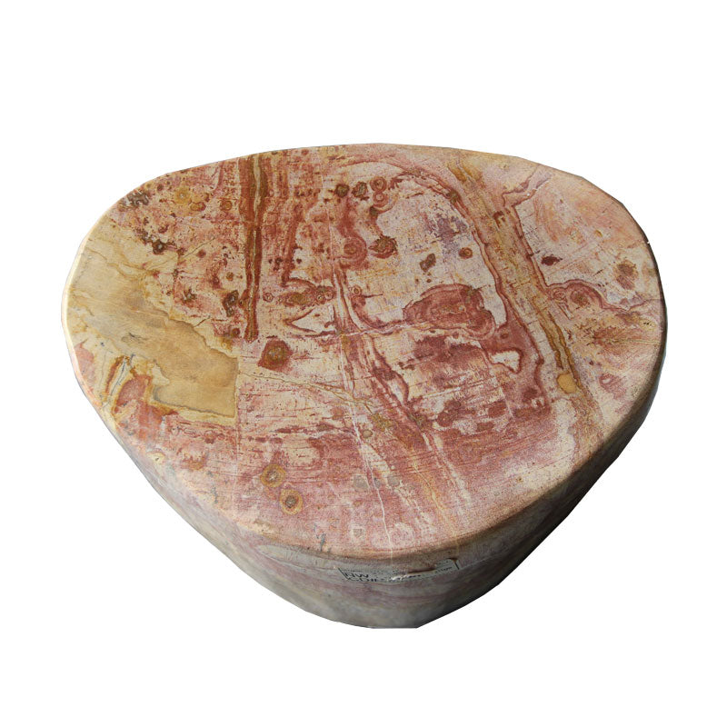 Petrified Wood Log Stool 13"x 9"x 18"H -PFST0673/28-10