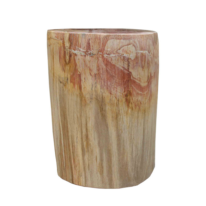 Petrified Wood Log Stool 13"x 9"x 18"H -PFST0673/25-7