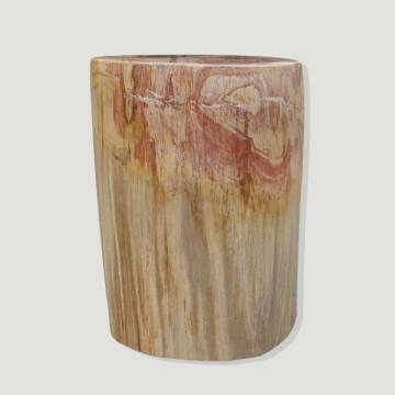 Petrified Wood Log Stool 13"x 9"x 18"H -PFST0673/23-5