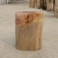 Petrified Wood Log Stool 13"x 9"x 18"H -PFST0673/29-11
