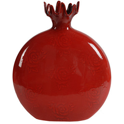 A&B Home Red Ceramic Vase - Set Of 2 | Vases | Modishstore - 2
