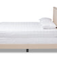 baxton studio ramon modern and contemporary beige linen fabric upholstered full size panel bed with nailhead trim | Modish Furniture Store-3