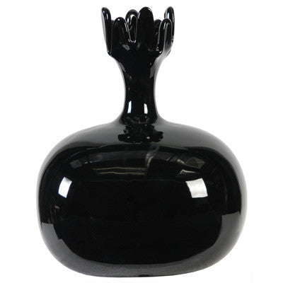 A&B Home Grey/Black Ceramic Vase - Set Of 2 | Vases | Modishstore