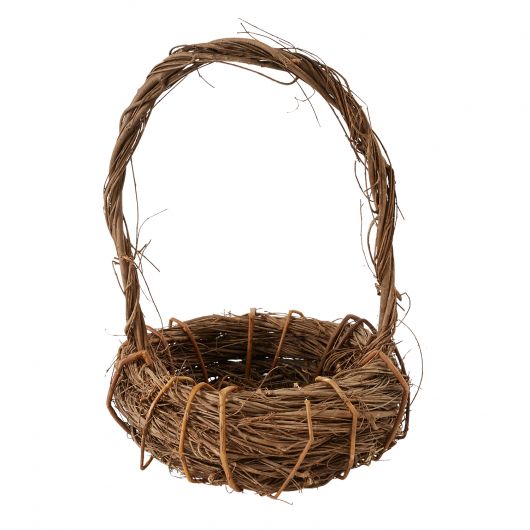 Twiggy Birds Nest Basket with Handles- Set Of 4 By Accent Decor | Planters, Troughs & Cachepots | Modishstore - 2