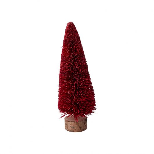 Christmas Bottle Brush Tree Set Of 4 By Accent Decor | Christmas Trees | Modishstore - 2