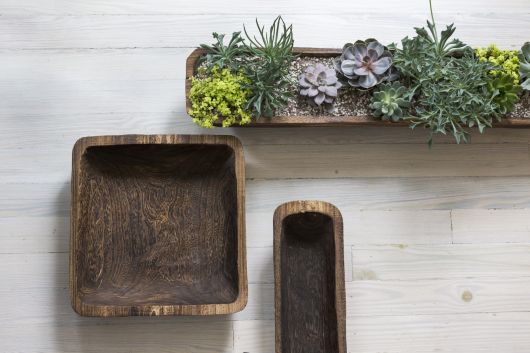Blackwood Paulownia Wood Decorative Trays By Accent Decor | Decorative Trays & Dishes | Modishstore - 1