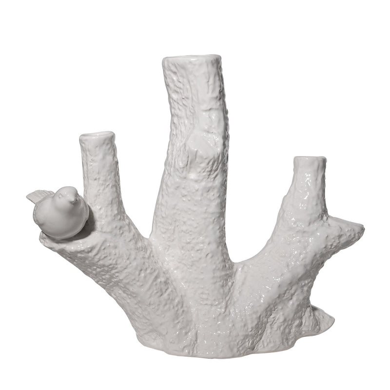 A&B Home White Ceramic Vase | Vases | Modishstore