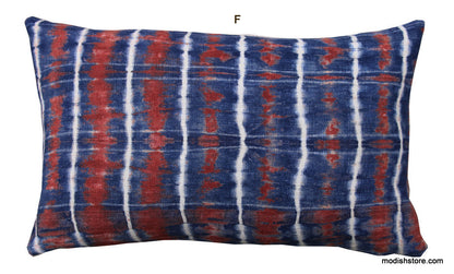 Roost Shibori Linen Pillows