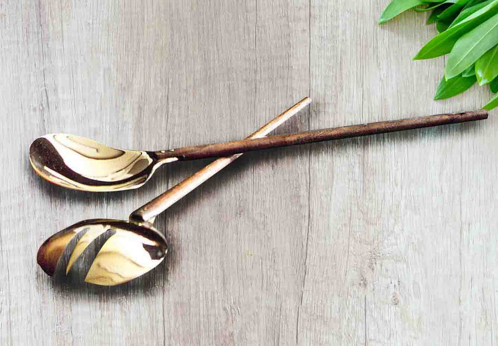Roost Liquid Brass Serveware Collection-2